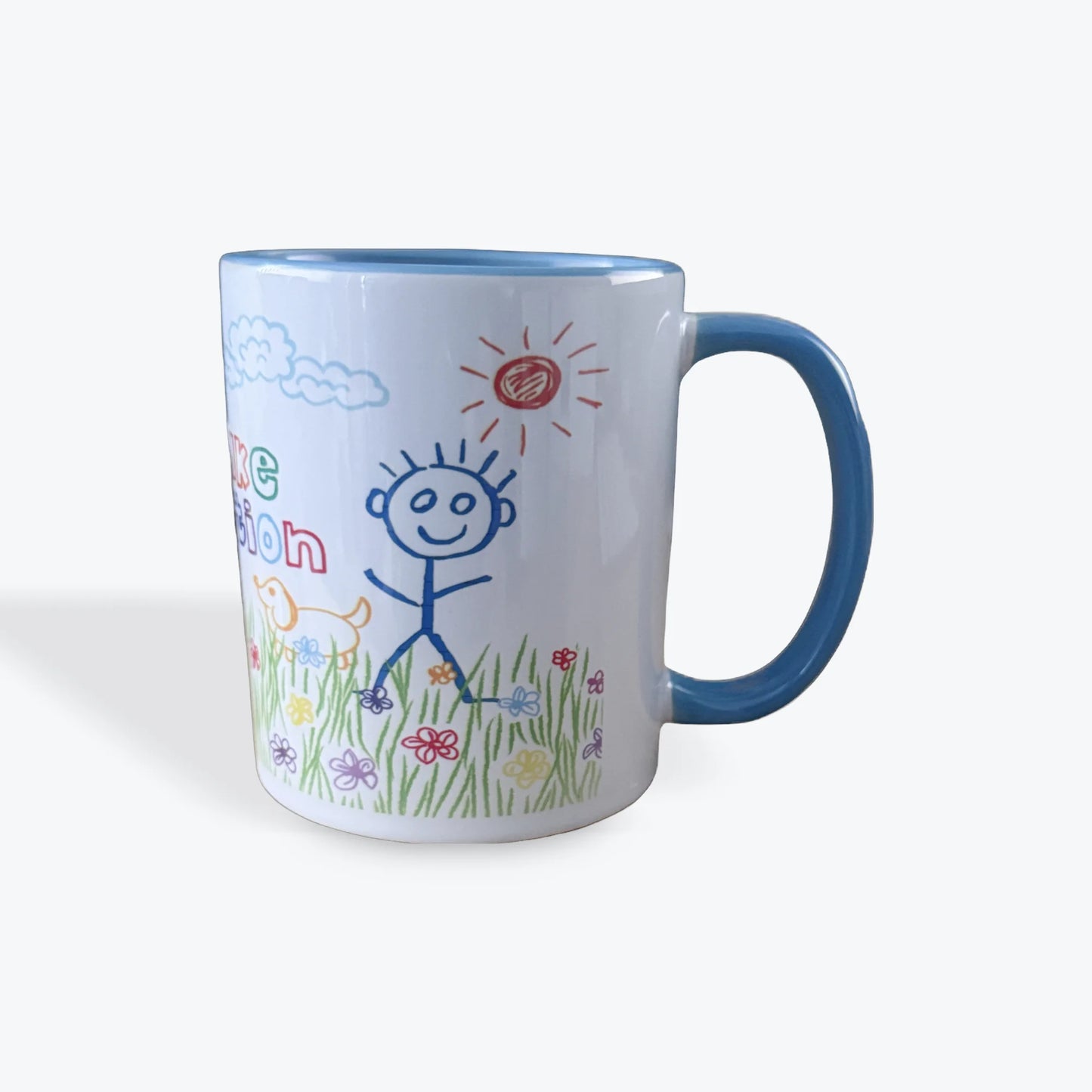 Ellis Lake Foundation Mug White and Blue
