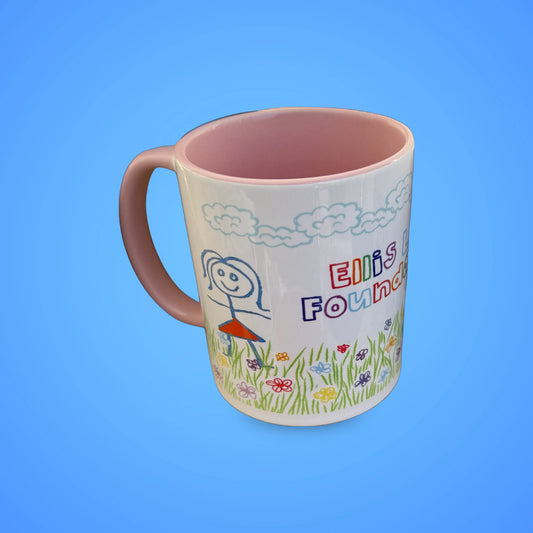 Ellis Lake Foundation Mug White and Pink