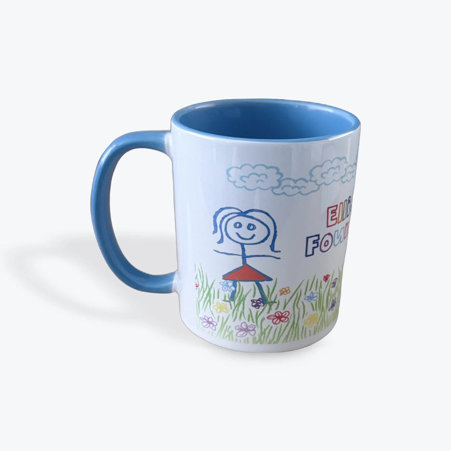 Ellis Lake Foundation Mug White and Blue