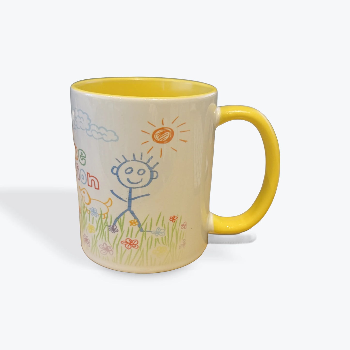 Ellis Lake Foundation Mug White and Yellow