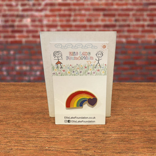 Pin Badge Rainbow Heart