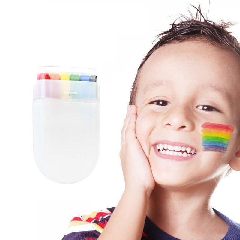 Rainbow Face Paint, Rainbow Stripe Brush Stick